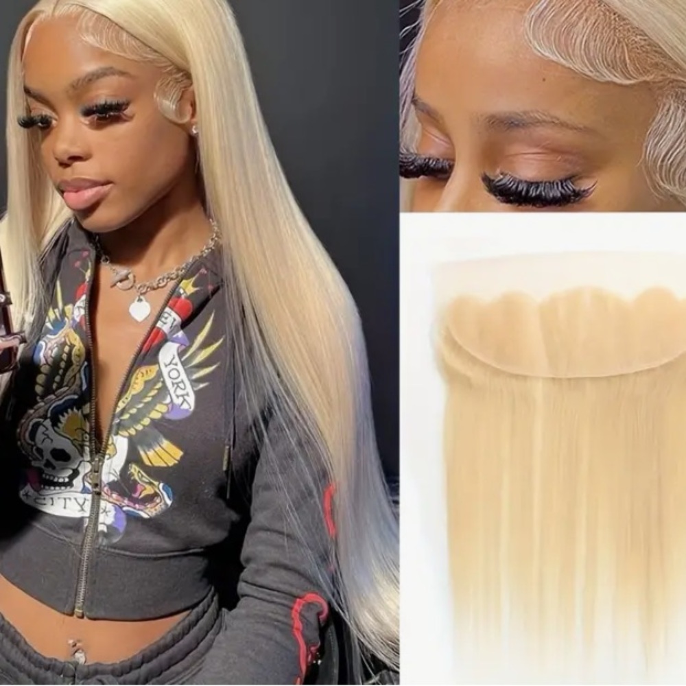 20 inch 13x4 Lace Frontal Closure Hair Extension - Blonde